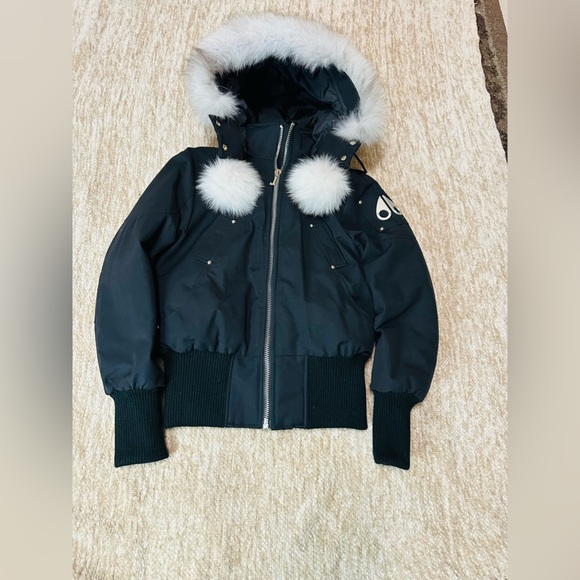 women Puffer Jacket with High Collar and Ribbed Cuffs - Picture 12 of 17